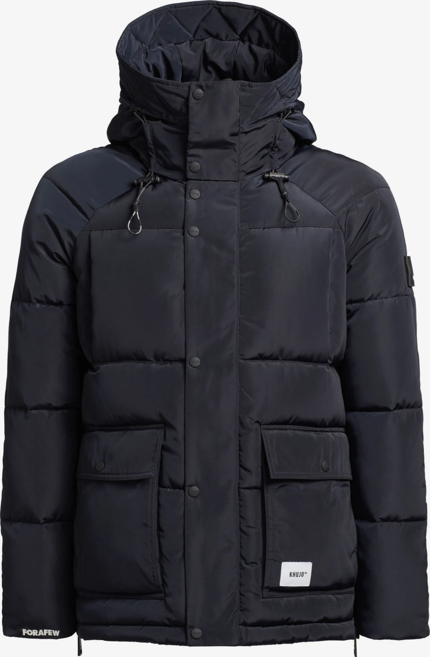 Khujo Winterjassen Winterjas Jedi Heren Donkerblauw 1 Khujo Winterjassen Winterjas Jedi Heren Donkerblauw