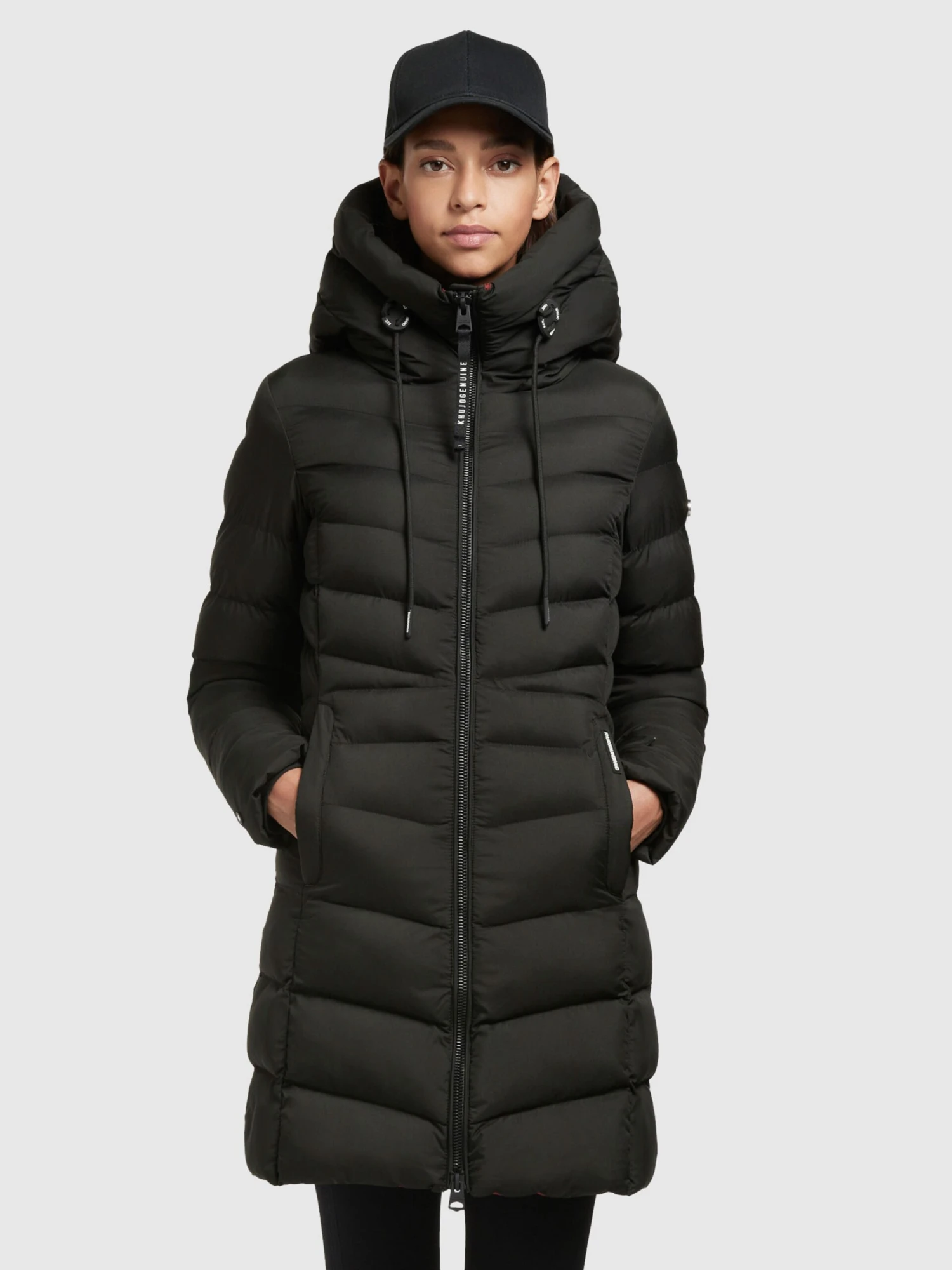 Khujo Korte Mantels Wintermantel Tuhani Dames Zwart 2 Khujo Korte Mantels Wintermantel Tuhani Dames Zwart - Afbeelding 2