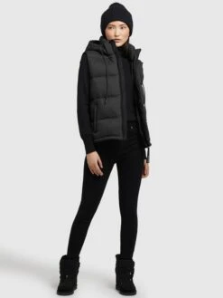 Khujo Bodywarmers Bodywarmer Eden Dames Zwart 13 Khujo Bodywarmers Bodywarmer Eden Dames Zwart -Khujo 9babb3bb71c02a2024f7ad3bde333eaa