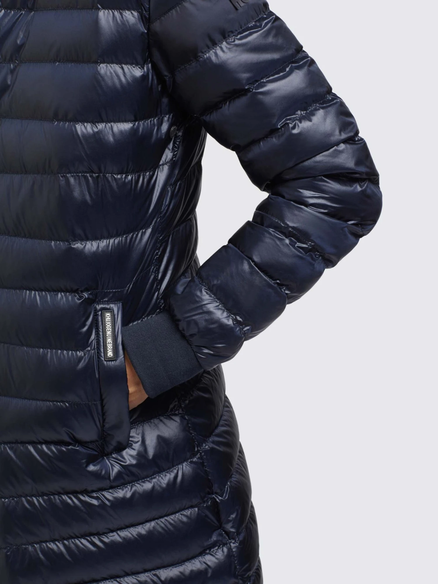 Khujo Winterjassen Winterjas Greta Dames Navy 7 Khujo Winterjassen Winterjas Greta Dames Navy - Afbeelding 7