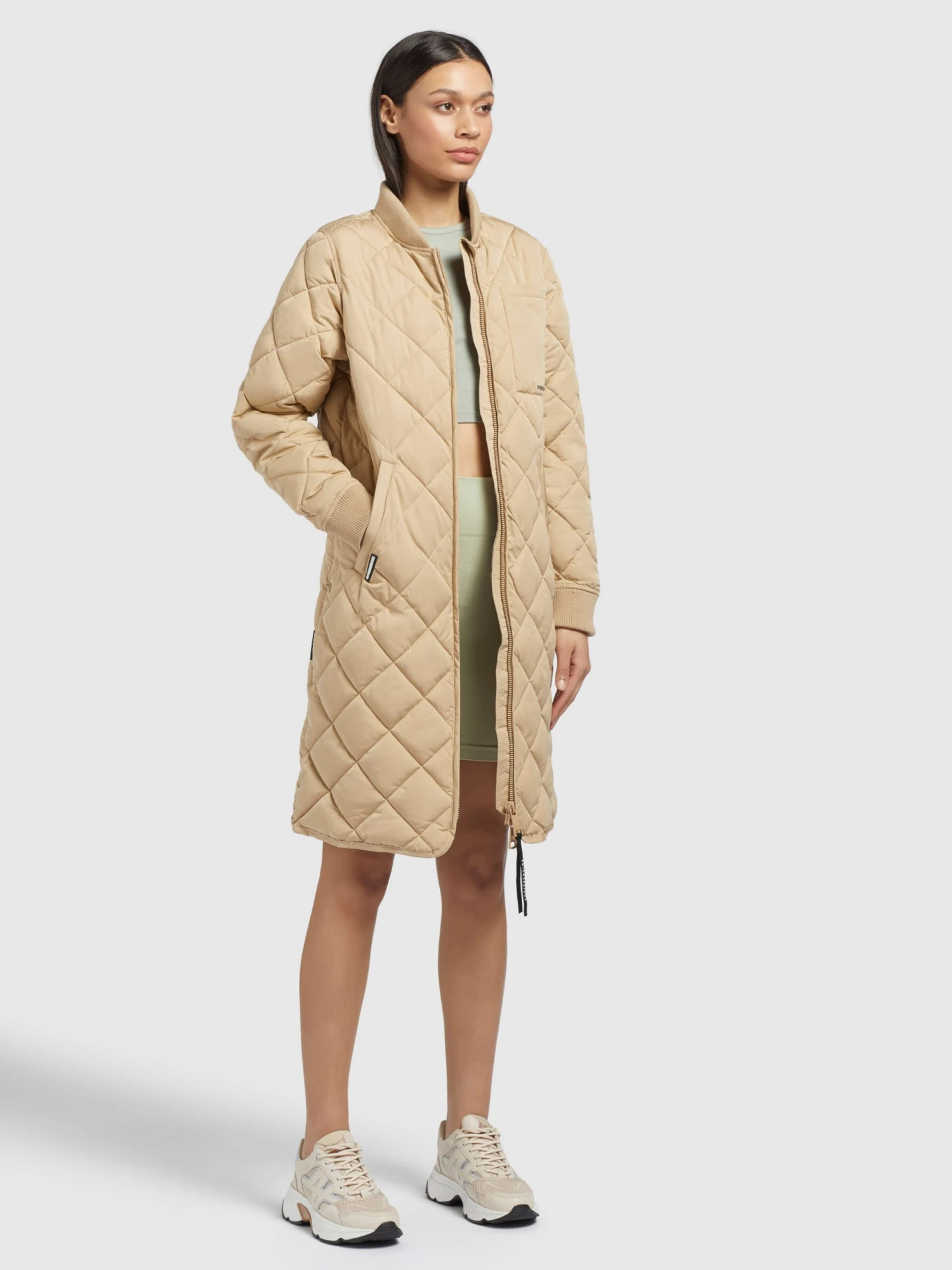 Khujo Tussenmantels Tussenmantel Mary Dames Beige 6 Khujo Tussenmantels Tussenmantel Mary Dames Beige - Afbeelding 6