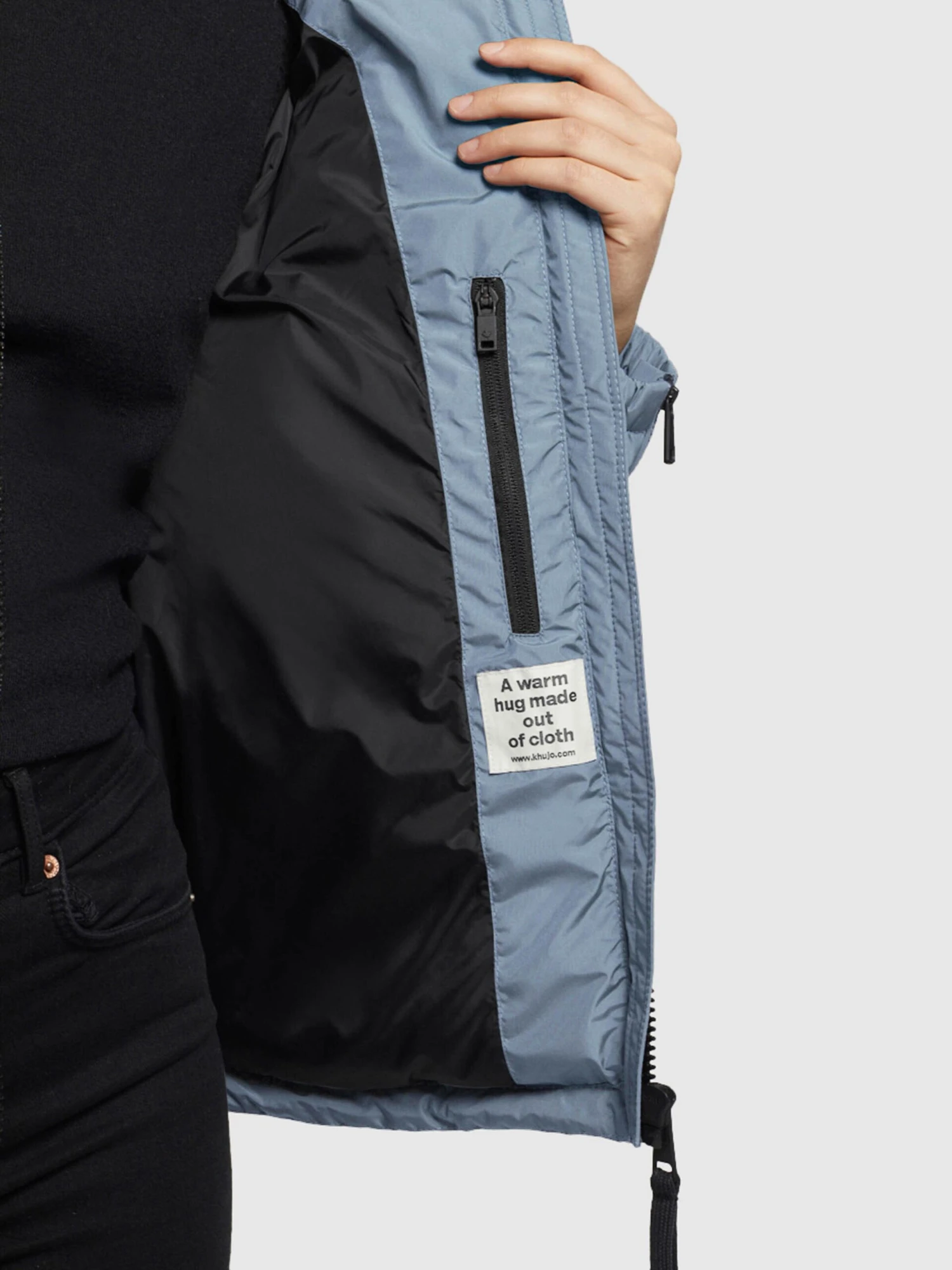 Khujo Winterjassen Winterjas Esila Dames Lichtblauw 7 Khujo Winterjassen Winterjas Esila Dames Lichtblauw - Afbeelding 7