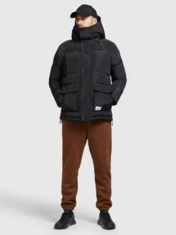 Khujo Winterjassen Winterjas Jedi Heren Zwart -Khujo a17481f65f5f8b3daa18cf4f6b43abe4