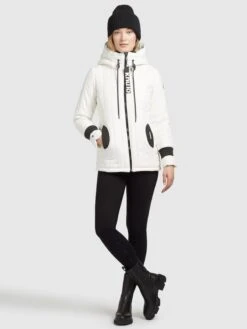 Khujo Winterjassen Winterjas Dames Wit -Khujo a1f5e631c8e85dde975797c73ea090da