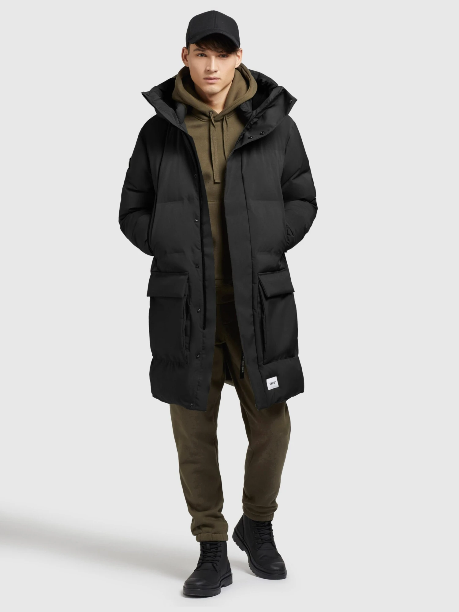 Khujo Wintermantels Winterjas Slow Heren Zwart 6 Khujo Wintermantels Winterjas Slow Heren Zwart - Afbeelding 6