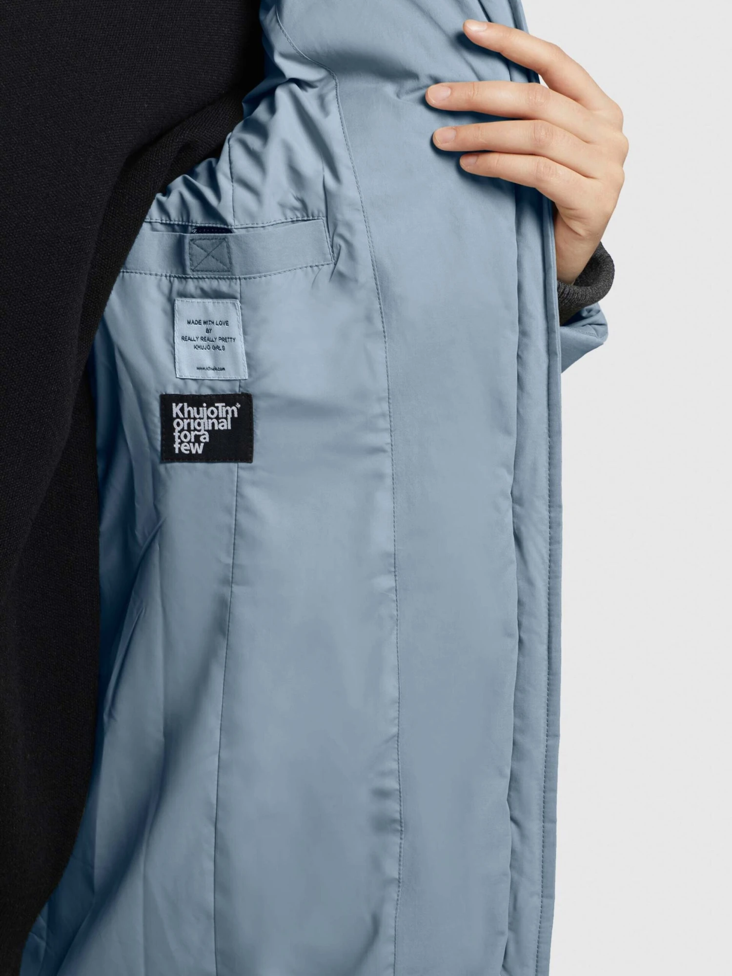 Khujo Wintermantels Wintermantel Aribay 3 Dames Duifblauw 8 Khujo Wintermantels Wintermantel Aribay 3 Dames Duifblauw - Afbeelding 8