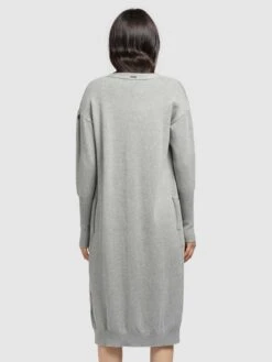 Khujo Vesten Gebreid Vest Elina Dames Grijs -Khujo a799ecfce104cdc8f00a3ce4b7983963