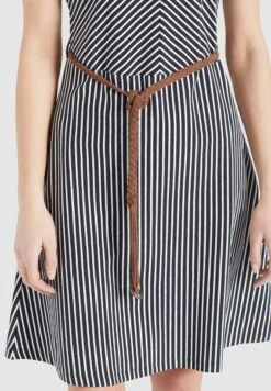 Khujo Jerseyjurken Jurk Leifa Dames Blauw -Khujo a8e45d8b6a2989746b3297e991f3b458