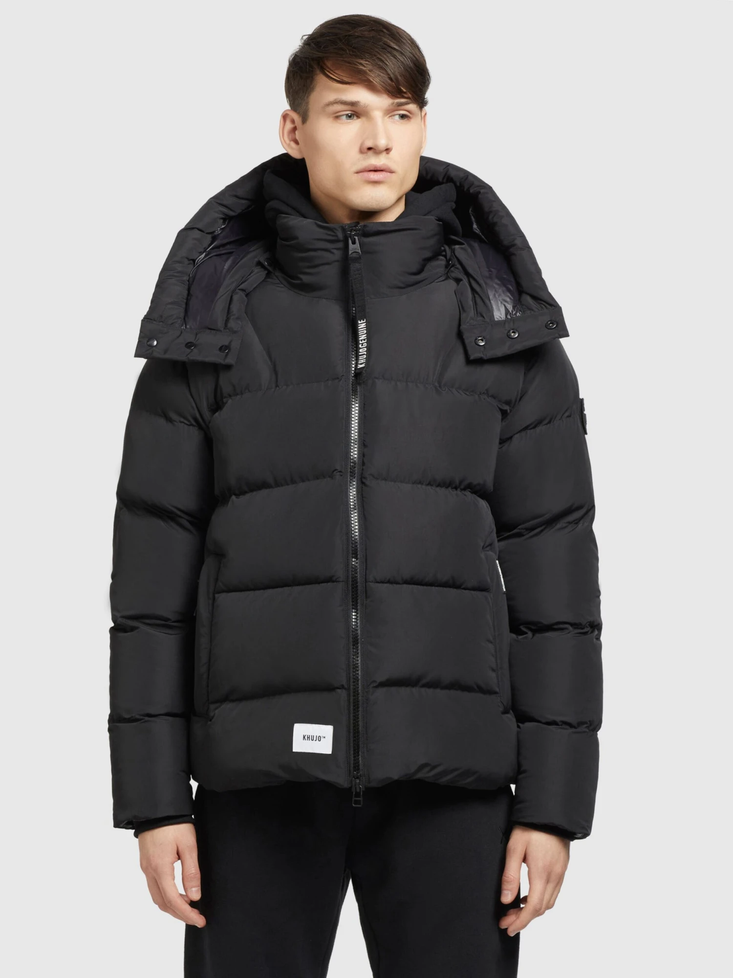 Khujo Winterjassen Winterjas Brix Heren Zwart 2 Khujo Winterjassen Winterjas Brix Heren Zwart - Afbeelding 2