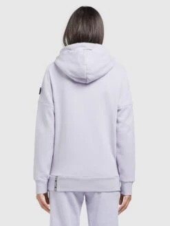 Khujo Hoodies Sweatshirt Rhabea Dames Lavendel -Khujo aac2bb7ac2c8fabf5f12d4c79a76a0d5