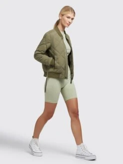 Khujo Tussenjassen Tussenjas Leona Dames Olijfgroen -Khujo aac45a84d05eea452166187c6e49d83e