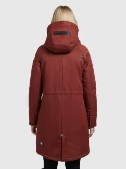 Khujo Parkas Tussenparka Dames Roestrood -Khujo aae34fa000e1719f6ff3d7ed57fc74ac