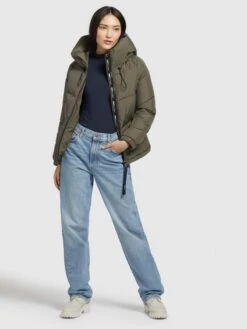 Khujo Winterjassen Winterjas Esila Dames Kaki 13 Khujo Winterjassen Winterjas Esila Dames Kaki -Khujo ac21cca73b786338dd8995fdfb079e48