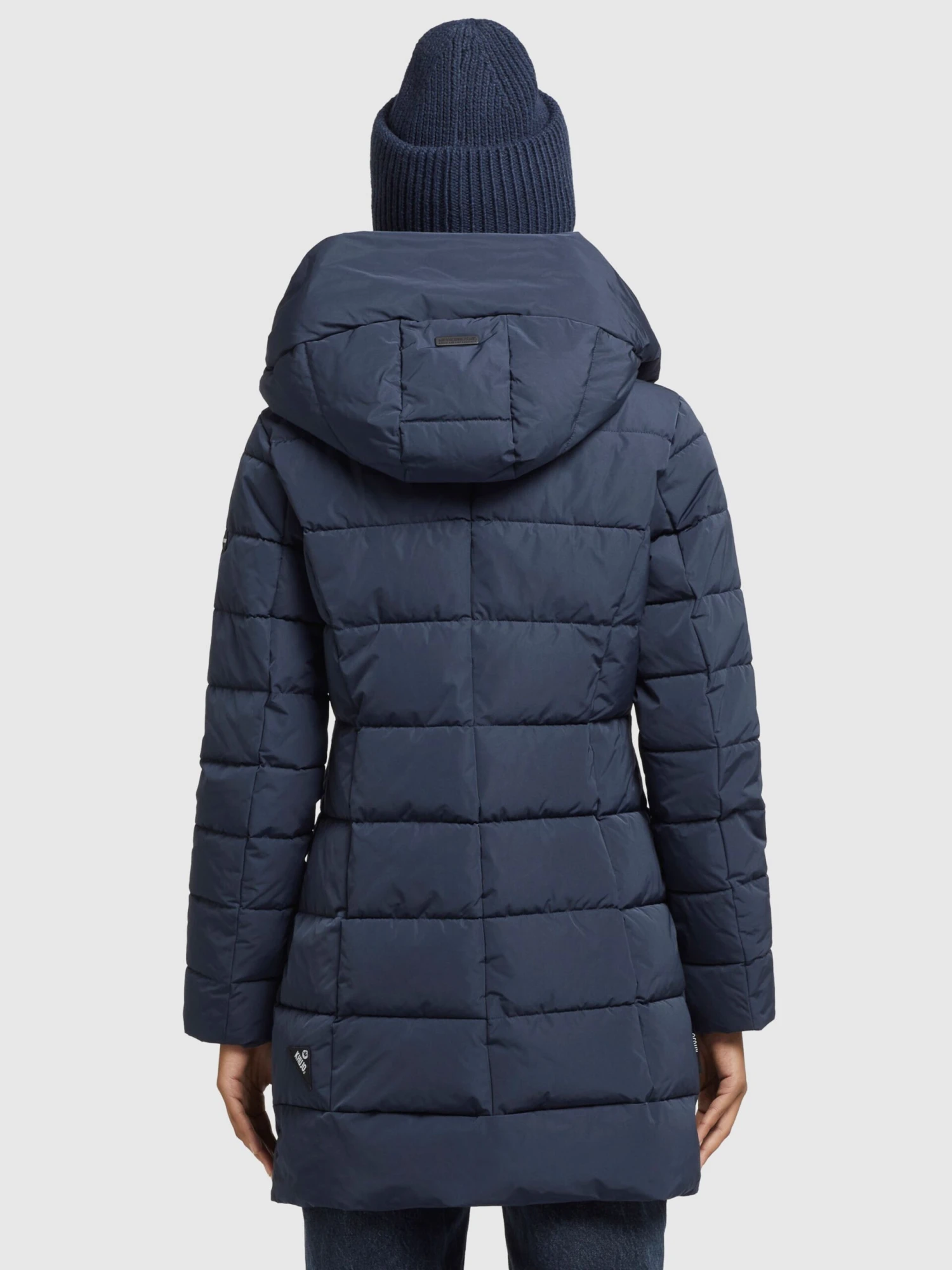 Khujo Korte Mantels Wintermantel Floyt Dames Donkerblauw 4 Khujo Korte Mantels Wintermantel Floyt Dames Donkerblauw - Afbeelding 4