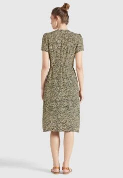 Khujo Blousejurken Blousejurk Porgy Dames Pasteelgeel / Zwart -Khujo aec4ea7eb9dbda9e28368dd4a8fb39c1