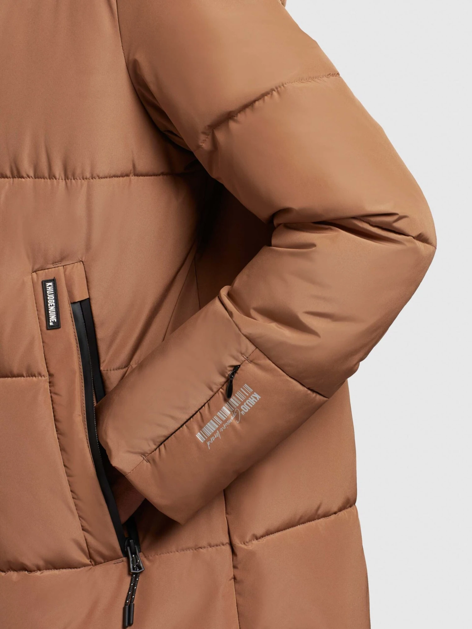 Khujo Wintermantels Wintermantel Soulani Dames Oker 8 Khujo Wintermantels Wintermantel Soulani Dames Oker - Afbeelding 8