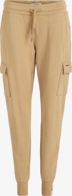 Khujo Sweatpants Tapered Cargobroek Staci Dames Beige