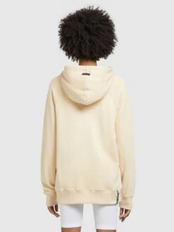 Khujo Hoodies Sweatshirt Odette Dames Lichtgeel -Khujo b1f95637c62f2c0356e7a789ead13c03