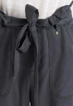 Khujo Shorts Loosefit Broek Poppy Dames Donkergrijs -Khujo b254aec486b65db48ecd20561992dc47