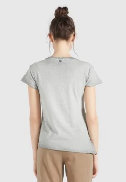 Khujo T-shirts Shirt MATAMA Dames Grijs -Khujo b38a99a4214d7f547bd0797bf4ba7c61