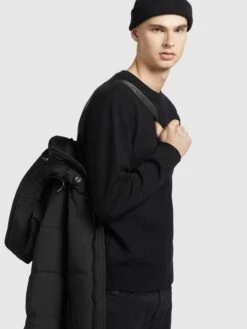 Khujo Winterjassen Winterjas Fank Heren Zwart -Khujo b3a50de8e7ddf56143de74ddd2ebc7b5