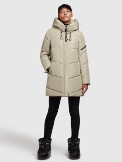 Khujo Winterjassen Winterjas Jordis 4 Dames Pastelgroen -Khujo b52ecb90e5121ae7d9e8d31897c28086