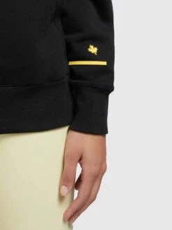 Khujo Hoodies Sweatshirt Odette Dames Zwart -Khujo b5e14668cc4cc29a20bd09999e974958