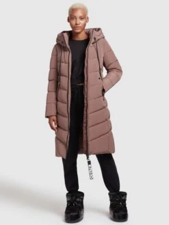 Khujo Wintermantels Wintermantel Ayleena Dames Chamois -Khujo b6140961faffcead5d07029927f97b83