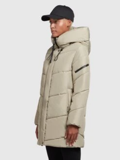 Khujo Winterjassen Winterjas Jordis 4 Dames Pastelgroen -Khujo b6da4507c1afef93ab511d053999cf6d