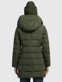 Khujo Korte Mantels Wintermantel Floyt Dames Olijfgroen -Khujo b722d50bd1615e547b33330359de0848