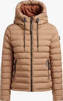 Khujo Winterjassen Winterjas LOVINA3 MATT Dames Beige