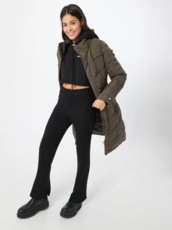 Khujo Wintermantels Wintermantel Lubeck Dames Groen -Khujo b8313162db37356ccff006554af1b12a