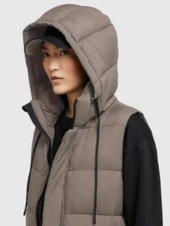 Khujo Bodywarmers Bodywarmer Tourin Dames Bruin -Khujo b9903b61ece1202e739c706158b68c69