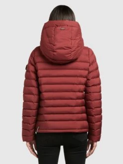 Khujo Tussenjassen Tussenjas Lovina Dames Donkerrood -Khujo bd23404513ed7c1cfc93c85710281615