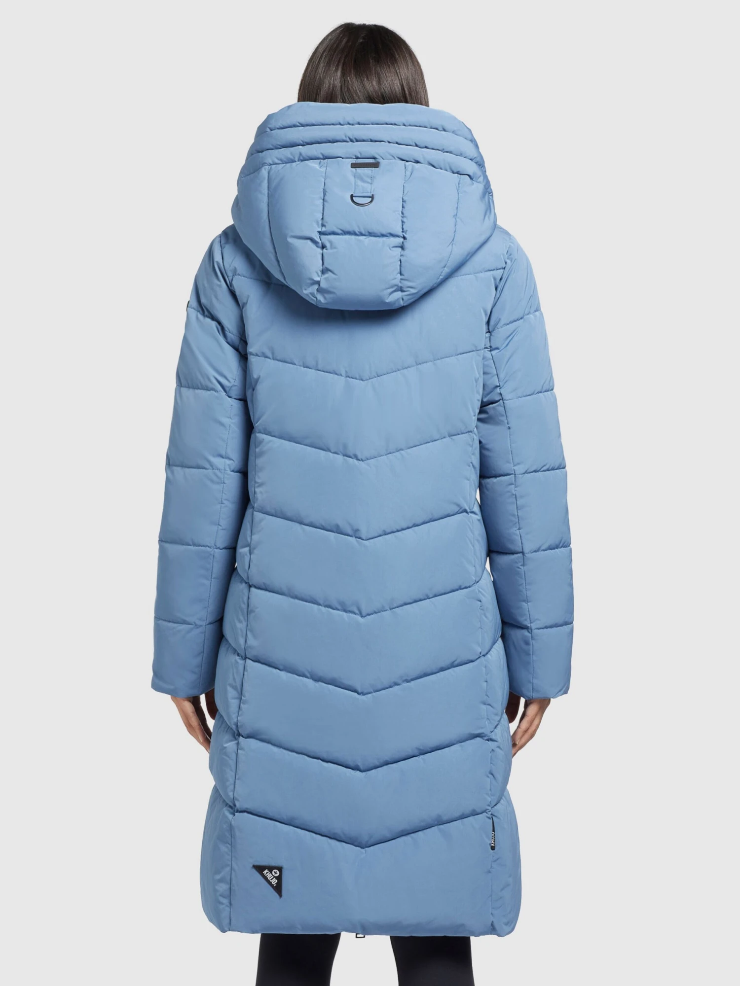 Khujo Wintermantels Wintermantel Ayleena Dames Lichtblauw 4 Khujo Wintermantels Wintermantel Ayleena Dames Lichtblauw - Afbeelding 4