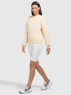 Khujo Sweatshirts Sweatshirt Esperanza Dames Lichtgeel -Khujo bfc7bae75a07213df2c19f4199cb3af6