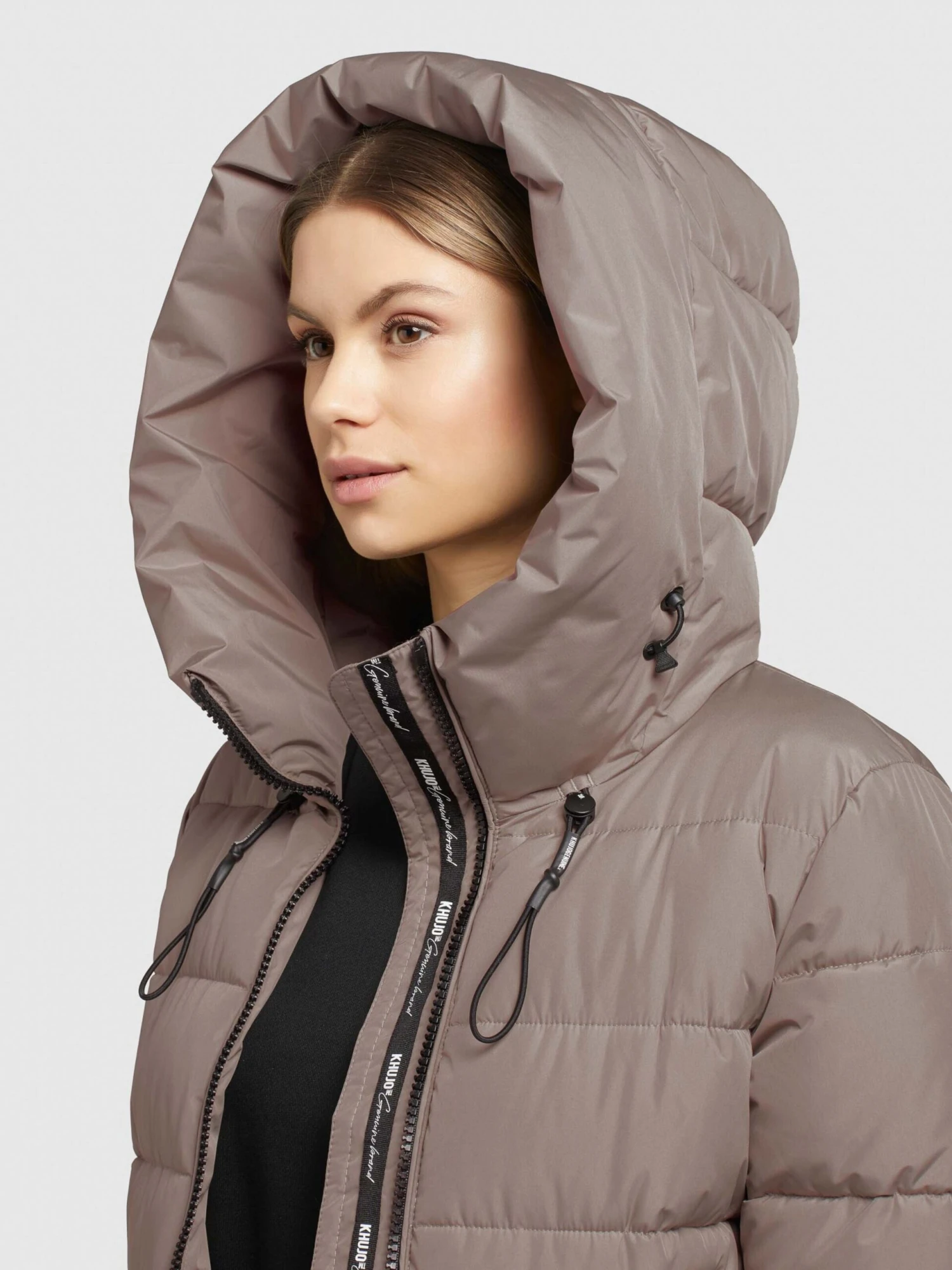 Khujo Wintermantels Wintermantel Jilias 3 Dames Bruin 7 Khujo Wintermantels Wintermantel Jilias 3 Dames Bruin - Afbeelding 7