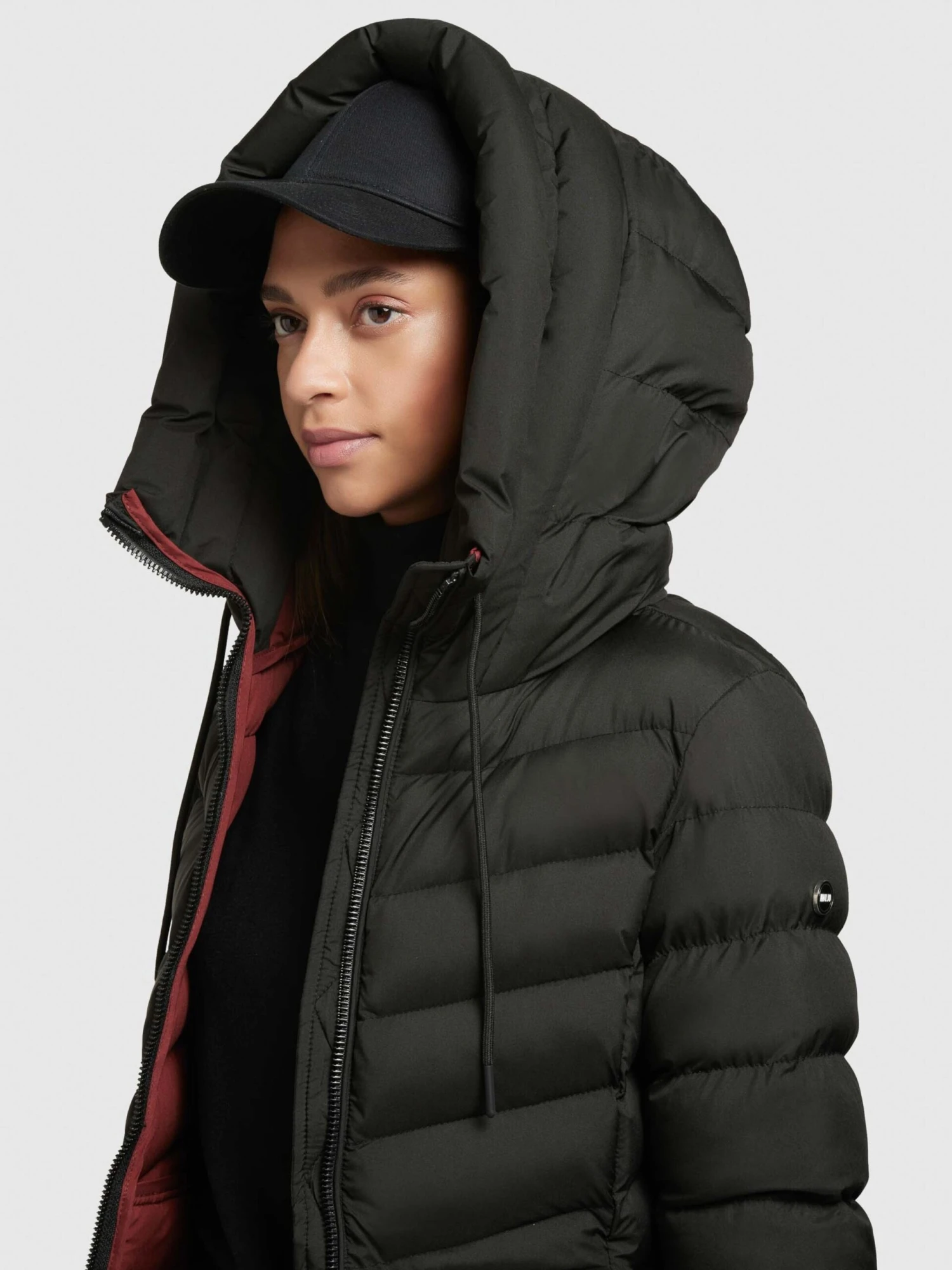 Khujo Korte Mantels Wintermantel Tuhani Dames Zwart 7 Khujo Korte Mantels Wintermantel Tuhani Dames Zwart - Afbeelding 7