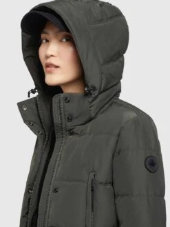 Khujo Wintermantels Wintermantel Kleo Dames Donkergroen -Khujo c4ea2c80ce6cc9e6389c84ff2791f5cc