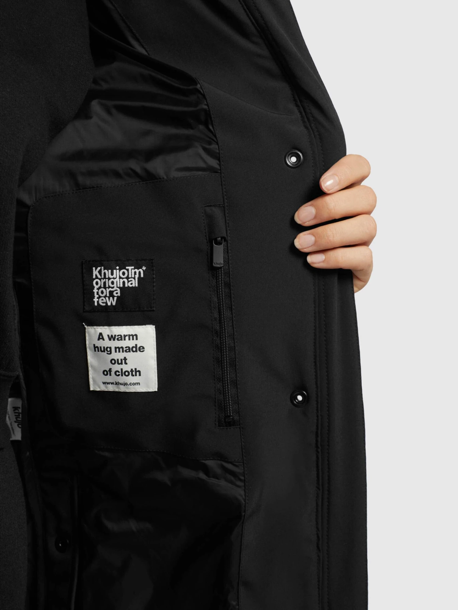 Khujo Tussenmantels Tussenmantel Namita Dames Zwart 8 Khujo Tussenmantels Tussenmantel Namita Dames Zwart - Afbeelding 8