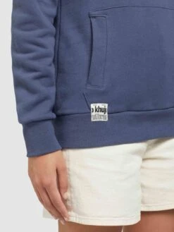 Khujo Hoodies Sweatshirt Rhabea Dames Blauw -Khujo c8eef9f534525bf1bac8b5a96e2a1253