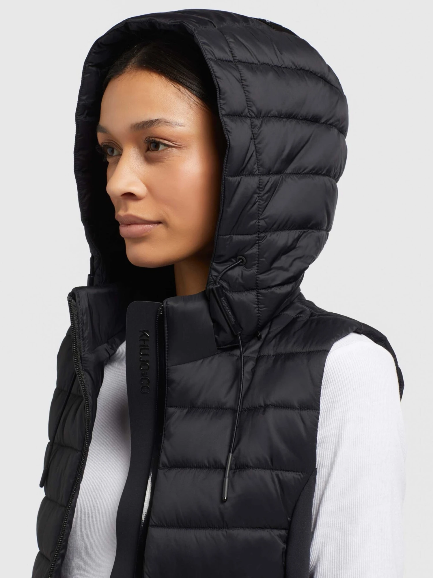 Khujo Bodywarmers Bodywarmer Fabia Matt Dames Zwart 7 Khujo Bodywarmers Bodywarmer Fabia Matt Dames Zwart - Afbeelding 7