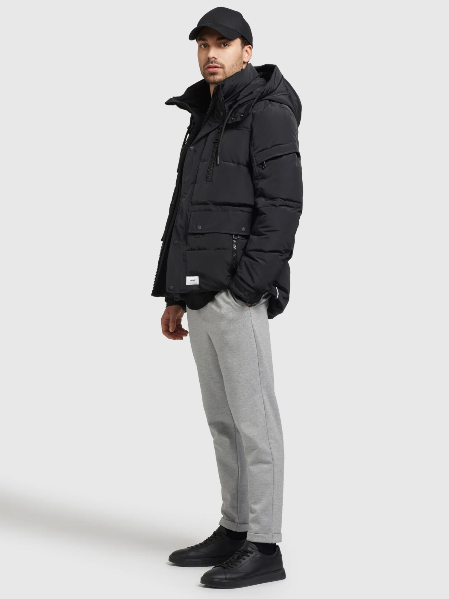 Khujo Winterjassen Winterjas Shinzo Heren Zwart 3 Khujo Winterjassen Winterjas Shinzo Heren Zwart - Afbeelding 3