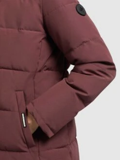 Khujo Wintermantels Wintermantel Rugg Dames Karmijnrood -Khujo ccd4b6dd82571a0525256ba1337d4c62