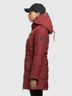 Khujo Korte Mantels Tussenmantel Amaray 3 Dames Robijnrood -Khujo cd3a2539c1daadab3a9083a8850536c9