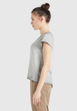 Khujo T-shirts Shirt MATAMA Dames Grijs -Khujo ce0a9e63f1118c685bfa2c7c2637bf6e