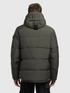 Khujo Winterjassen Winterjas Primero Heren Kaki -Khujo ced3bbb3852d390a0196895122286c7b