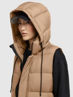 Khujo Bodywarmers Bodywarmer Tourin Dames Lichtbruin -Khujo d10831c152fc9ac04afa9d08fa7793d8