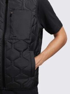 Khujo Bodywarmers Bodywarmer Liel Heren Zwart -Khujo d44db614bf6ee75a010155a0598201c9