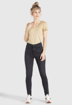 Khujo T-shirts Shirt PERGOLA Dames Lichtgeel -Khujo d4ccf2e0fdf64304f3168c5086a30339